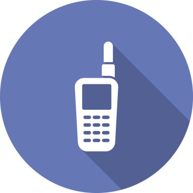 Walkie talkie simge vektör çizim