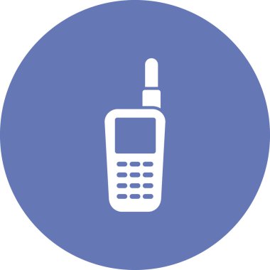Walkie talkie simge vektör çizim