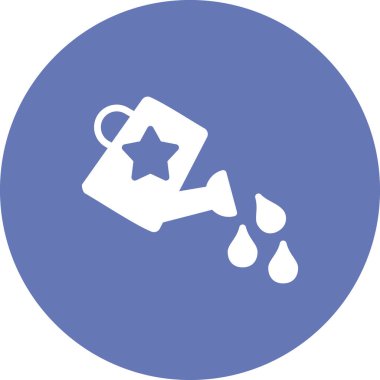 sulandırma kutusu simgesi, basit vektör illüstrasyon masajı