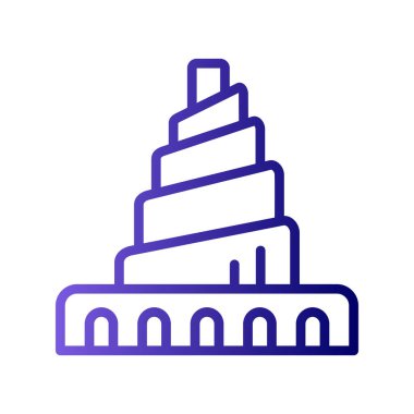 Irak, Samarra Büyük Camii 'nin spiral minaresi 