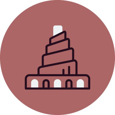 Irak, Samarra Büyük Camii 'nin spiral minaresi 