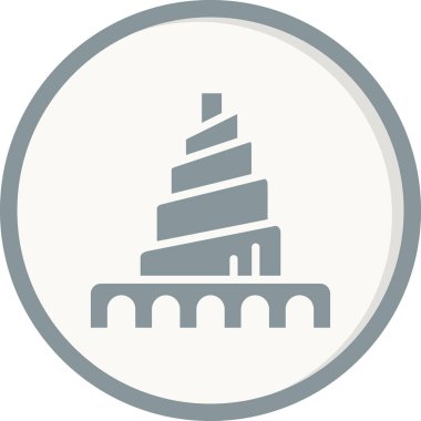 Irak, Samarra Büyük Camii 'nin spiral minaresi 