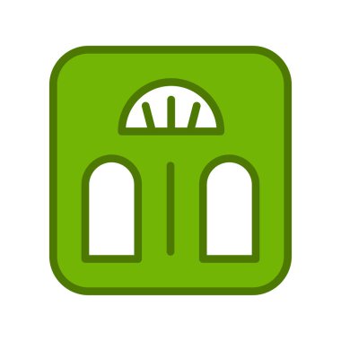 Modern ölçeklerin vektör illüstrasyonu