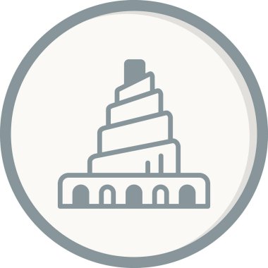 Irak, Samarra Büyük Camii 'nin spiral minaresi 