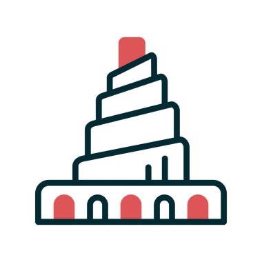 Irak, Samarra Büyük Camii 'nin spiral minaresi 