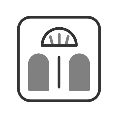 Modern ölçeklerin vektör illüstrasyonu