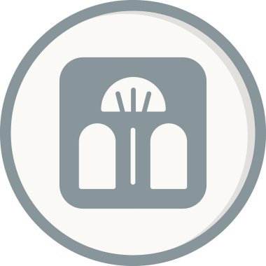 Modern ölçeklerin vektör illüstrasyonu