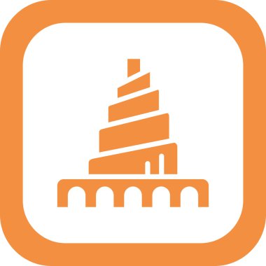 Irak, Samarra Büyük Camii 'nin spiral minaresi 