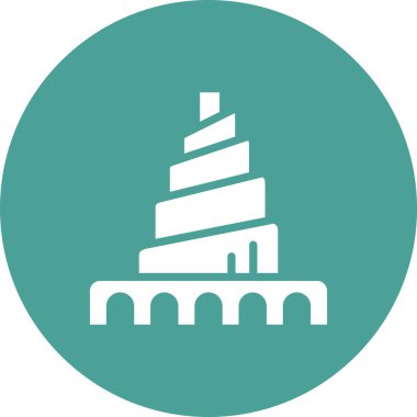 Irak, Samarra Büyük Camii 'nin spiral minaresi 