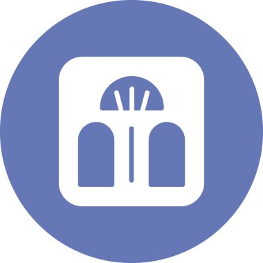 Modern ölçeklerin vektör illüstrasyonu