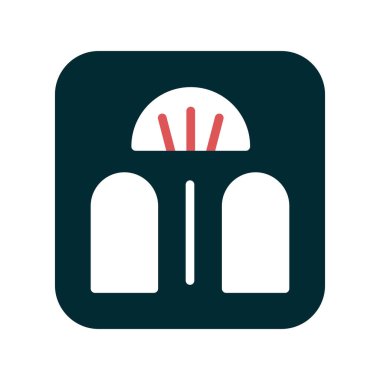 Modern ölçeklerin vektör illüstrasyonu