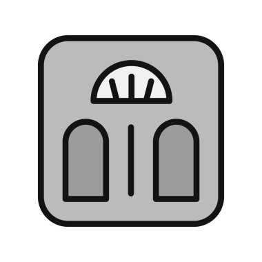 Modern ölçeklerin vektör illüstrasyonu