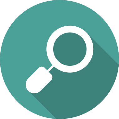 Büyüteç. vektör basit illüstrasyon