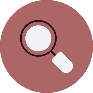 Büyüteç. vektör basit illüstrasyon