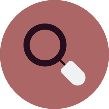 Büyüteç. vektör basit illüstrasyon