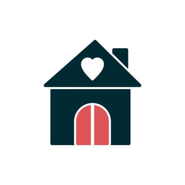 ev simgesi vektör illüstrasyonu