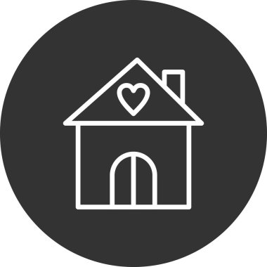 ev simgesi vektör illüstrasyonu