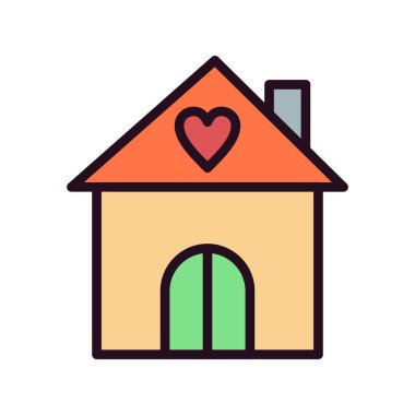 ev vektörü illüstrasyonu