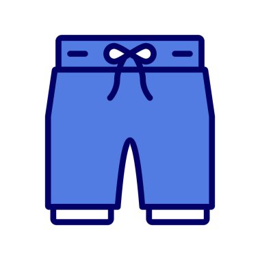 Pantolon. Web simgesi basit illüstrasyon