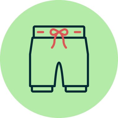 pantolon simgesi vektör illüstrasyonu