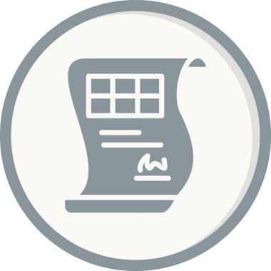 Anlaştık. Web simgesi basit tasarım