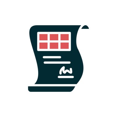 belge simgesi vektörü web ve mobil uygulama tasarımınız için beyaz arkaplanda izole edildi, kitap logosu kavramı