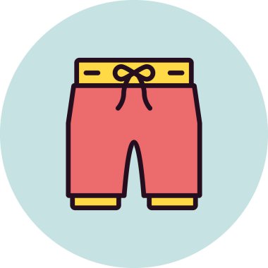 pantolon simgesi vektör illüstrasyonu