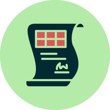 Modern eğitim ikonunun vektör illüstrasyonu