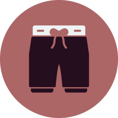 Pantolon. Web simgesi basit illüstrasyon