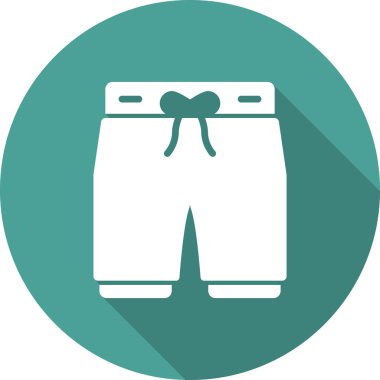 Pantolon. Web simgesi basit illüstrasyon