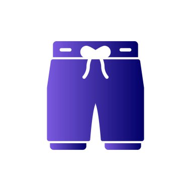 şort simgesi. Web için kıyafet vektör logosu basit illüstrasyonuName