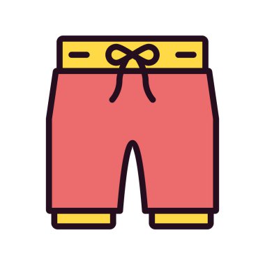 Kumaş. Web simgesi basit illüstrasyon