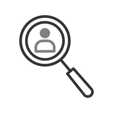 Arama simgesi vektör illüstrasyonu