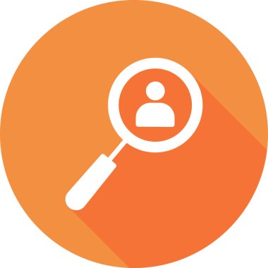 Arama simgesi vektör illüstrasyonu