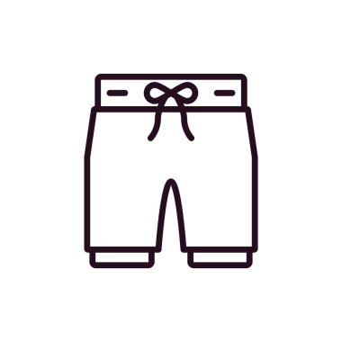pantolon simgesi vektör illüstrasyonu