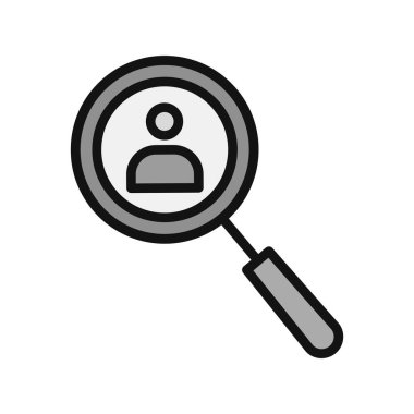 Arama simgesi vektör illüstrasyonu