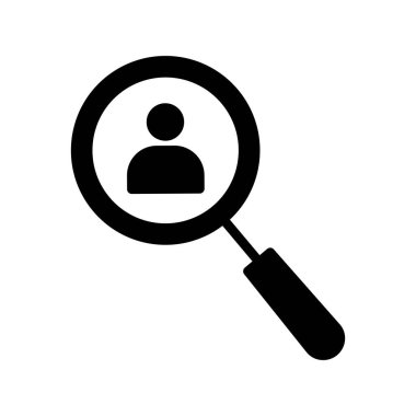 Arama simgesi vektör illüstrasyonu