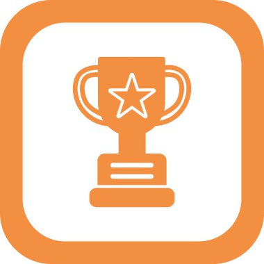 kupa simgesi, vektör illüstrasyonu