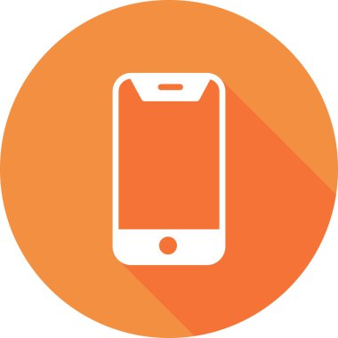 cep telefonu simgesi. vektör illüstrasyonu