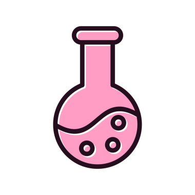 Bilim ve teknoloji çizgisi ikonu. vektör illüstrasyonu