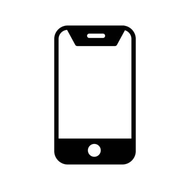 akıllı telefon simgesi vektör illüstrasyonu