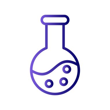 Bilim ve teknoloji ikonunun vektör illüstrasyonu