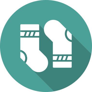 çoraplar web simgesi vektör illüstrasyonu