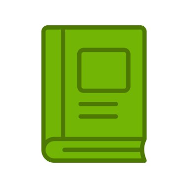 Kitap simgesi, modern vektör illüstrasyon tasarımı