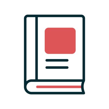 Kitap simgesi, modern vektör illüstrasyon tasarımı