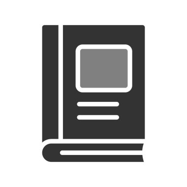 Kitap simgesi, modern vektör illüstrasyon tasarımı