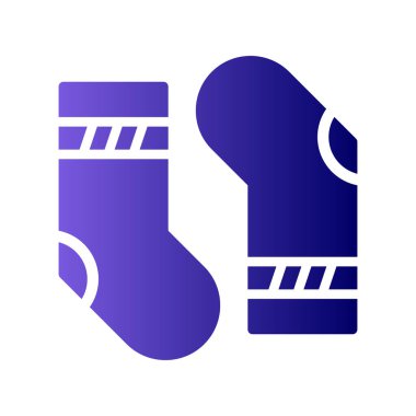 çoraplar web simgesi vektör illüstrasyonu