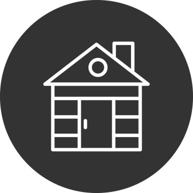 ev simgesi vektör illüstrasyonu