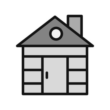 ev simgesi vektör illüstrasyonu