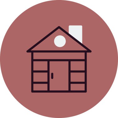 ev simgesi vektör illüstrasyonu